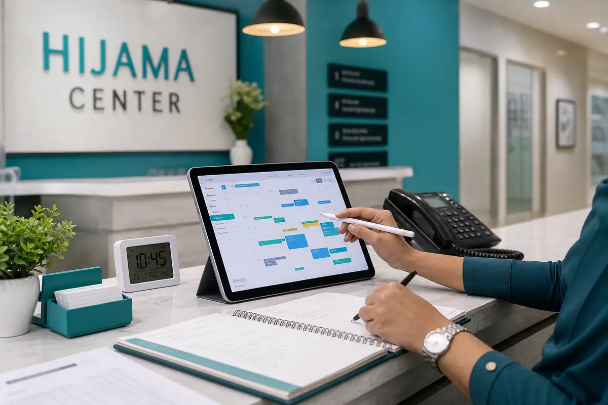 Well-managed Hijama center reception