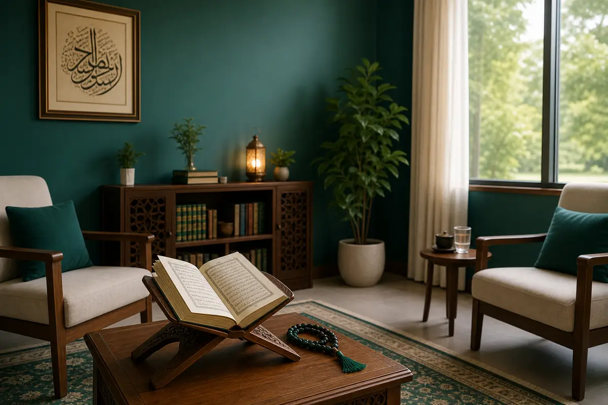A calm and private Ruqiya support room